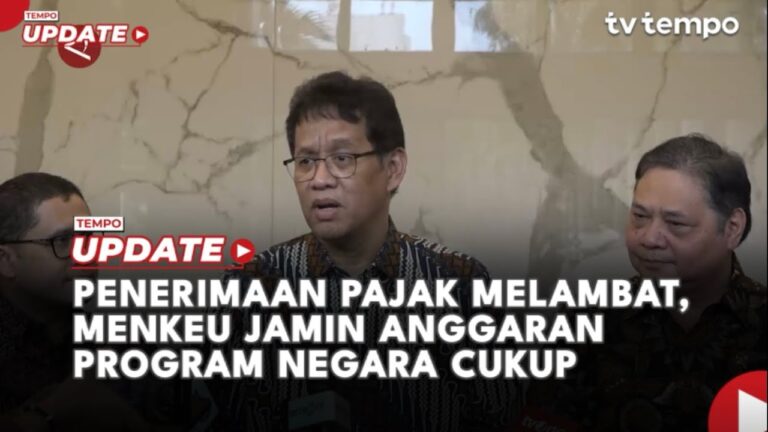 Youtube Thumnail image of : Penerimaan Pajak Melambat, Menkeu Jamin Anggaran Program Negara Cukup