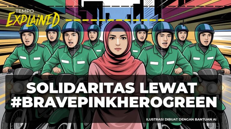 Youtube Thumnail image of : Brave Pink Hero Green: Bagaimana Simbol Jadi Solidaritas Gerakan Publik | Explained