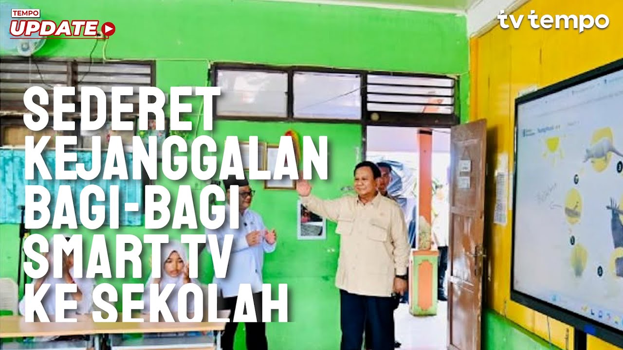 Youtube Thumnail image of : Tempo Eksplainer: Sederet Kejanggalan Bagi bagi Smart TV ke Sekolah