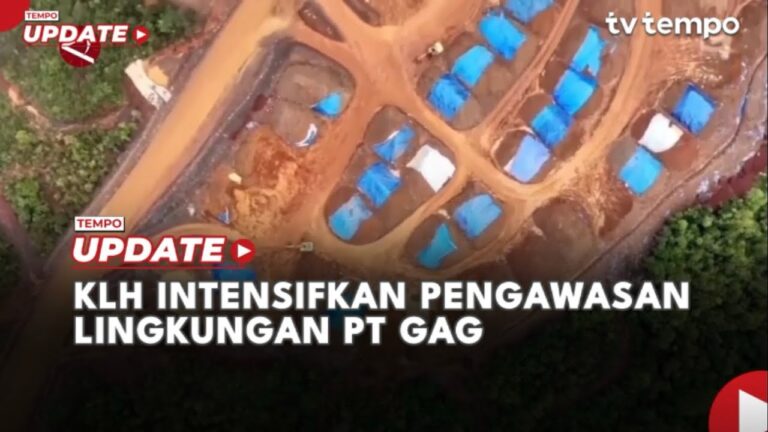 Youtube Thumnail image of : Kementerian Lingkungan Hidup Intensifkan Pengawasan Lingkungan PT GAG Nikel