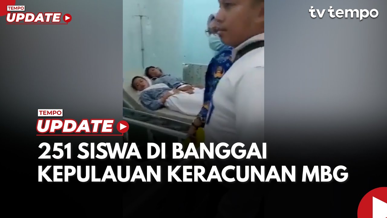 Youtube Thumnail image of : 251 Siswa di Kabupaten Banggai Kepulauan Diduga Keracunan MBG