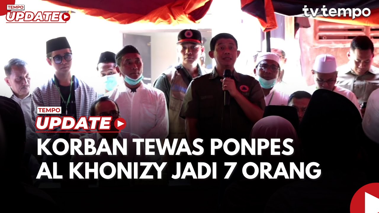 Youtube Thumnail image of : Dua Jasad Santri Ponpes Al Khoziny Ditemukan, Total Tujuh Korban Jiwa