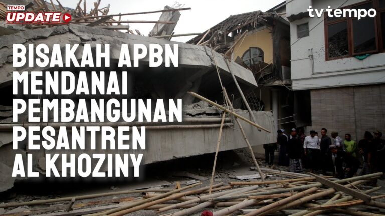 Youtube Thumnail image of : Bisakah APBN Mendanai Pembangunan Pesantren Al Khoziny