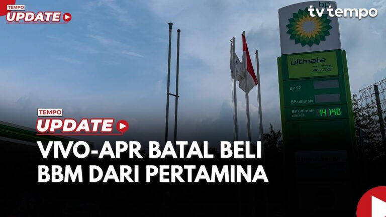 Youtube Thumnail image of : Respons Bahlil Usai Vivo APR Batal Beli BBM dari Pertamina