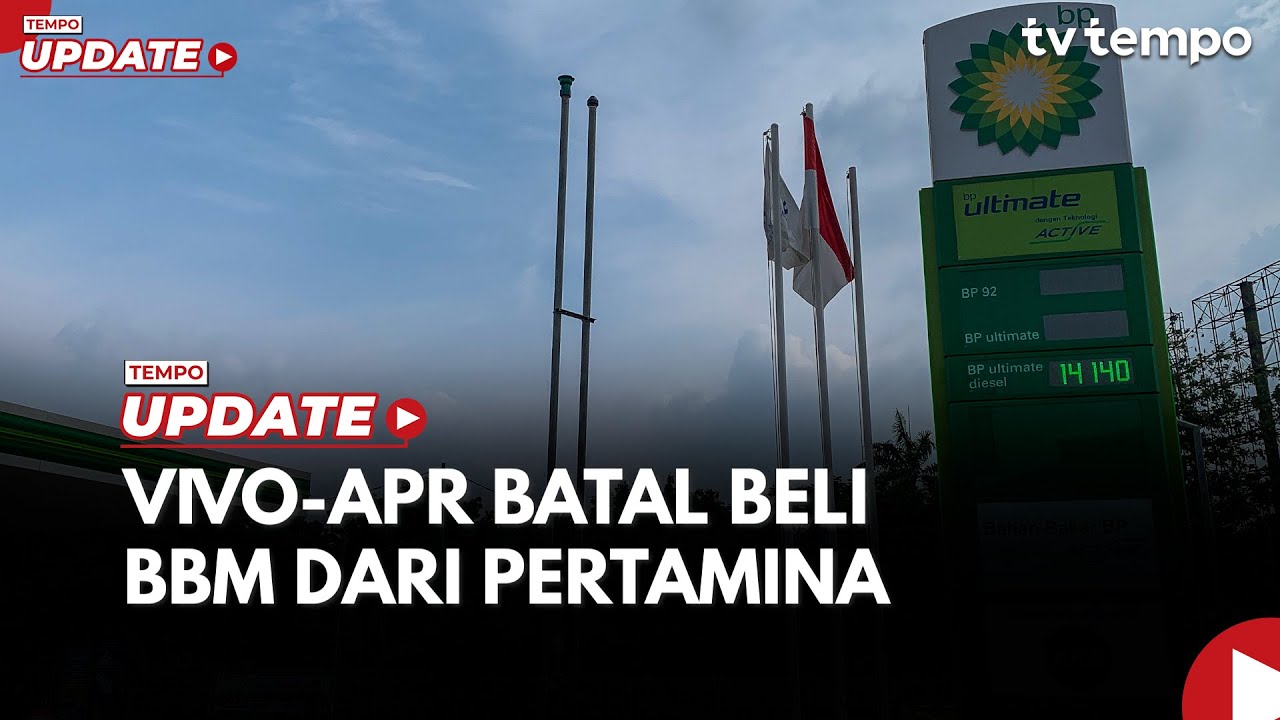 Youtube Thumnail image of : Respons Bahlil Usai Vivo APR Batal Beli BBM dari Pertamina