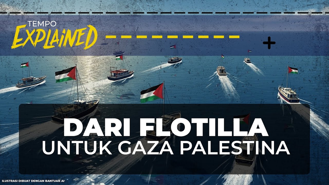 Youtube Thumnail image of : Estafet Bantuan Kemanusiaan untuk Gaza Menembus Blokade Israel | Explained