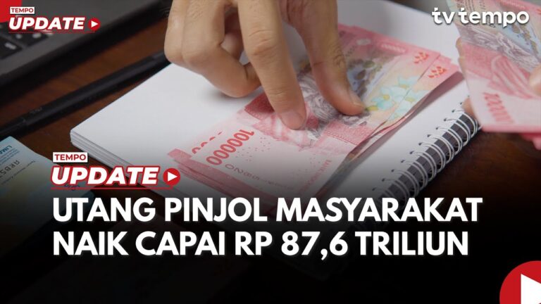 Youtube Thumnail image of : Utang Pinjol Masyarakat Terus Naik, Agustus Capai Rp 87,6 Triliun