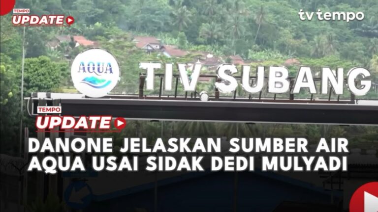 Youtube Thumnail image of : Danone Jelaskan soal Sumber Air Aqua usai Sidak Dedi Mulyadi