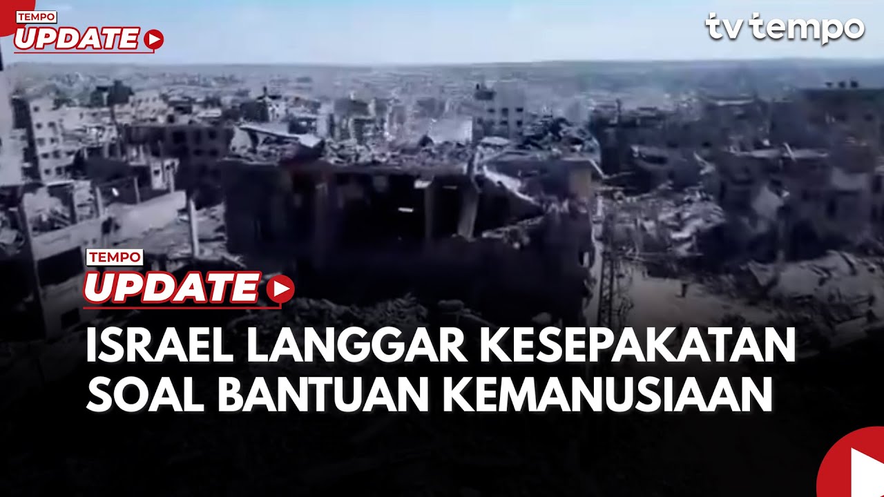 Youtube Thumnail image of : Israel Langgar Kesepakatan, Hanya 480 Truk Bantuan Masuk Gaza