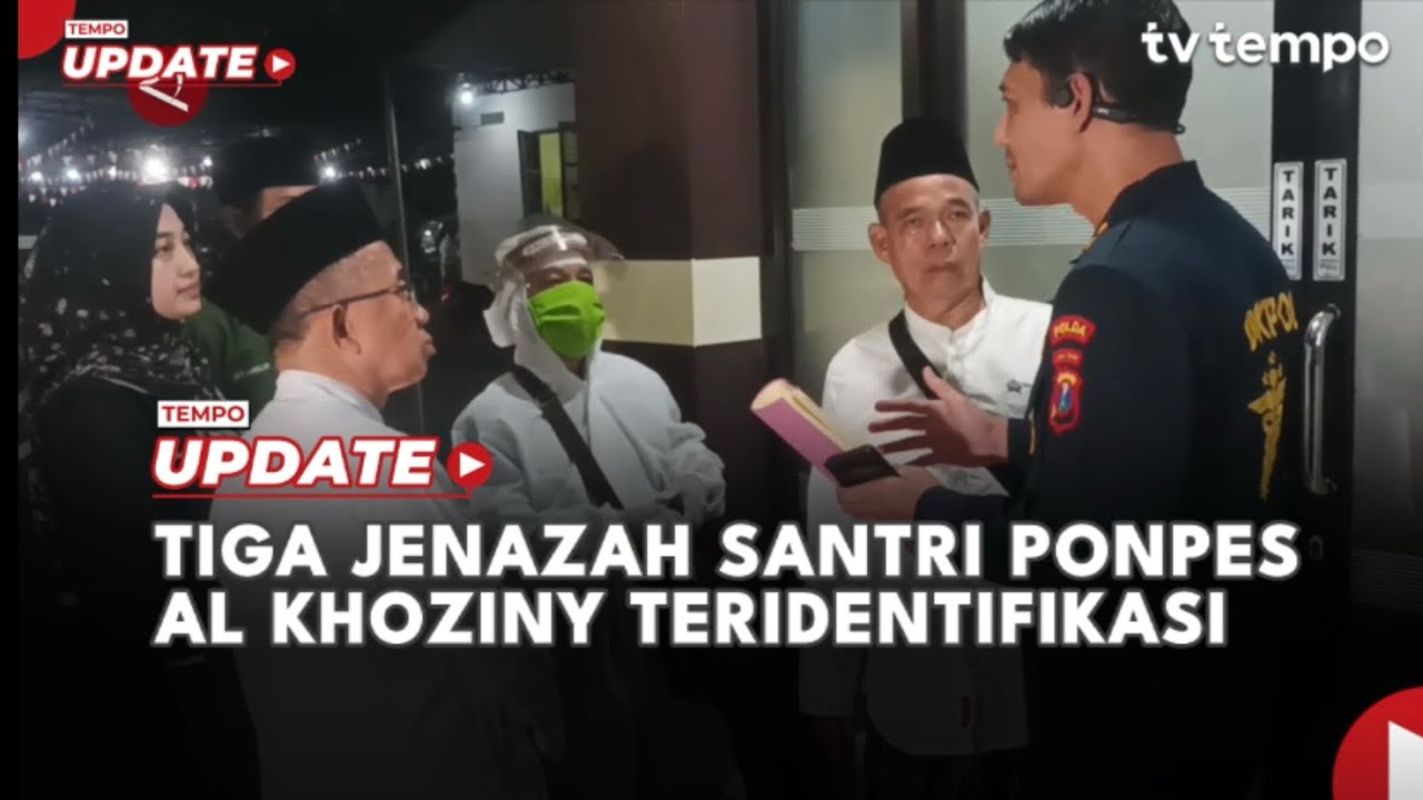 Youtube Thumnail image of : Tiga Jenazah Santri Ponpes Al Khoziny Teridentifikasi