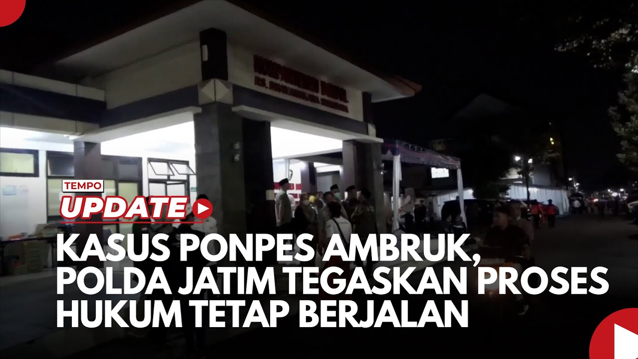 Youtube Thumnail image of : Kasus Ponpes Al Khoziny Sidoarjo Ambruk, Polda Jatim Tegaskan Proses Hukum Tetap Berjalan