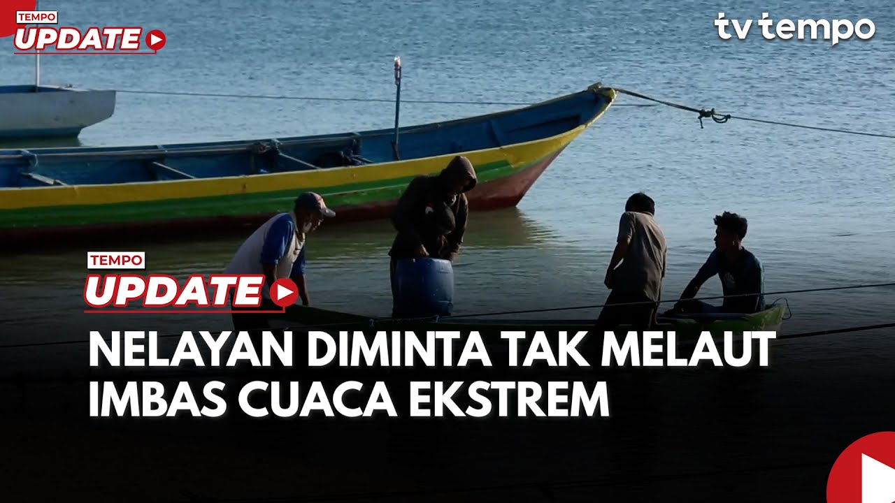 Youtube Thumnail image of : KKP Minta Nelayan Tak Melaut Imbas Siklon Tropis FINA