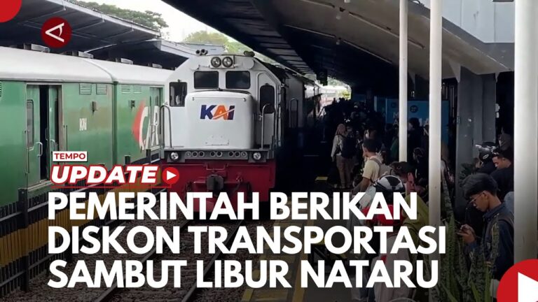 Youtube Thumnail image of : Pemerintah Berikan Diskon Transportasi Sambut Masa Libur Nataru