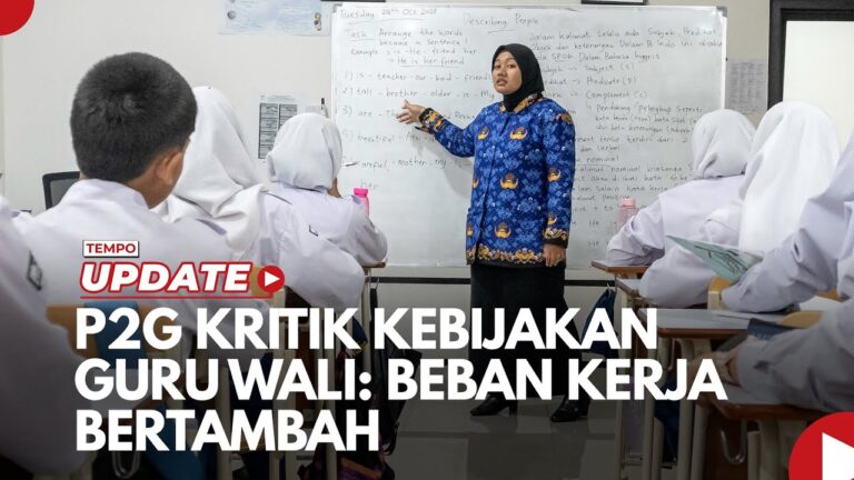 Youtube Thumnail image of : P2G Kritik Kebijakan Guru Wali: Beban Kerja Bertambah, Sertifikasi Guru Terancam Tak Cair