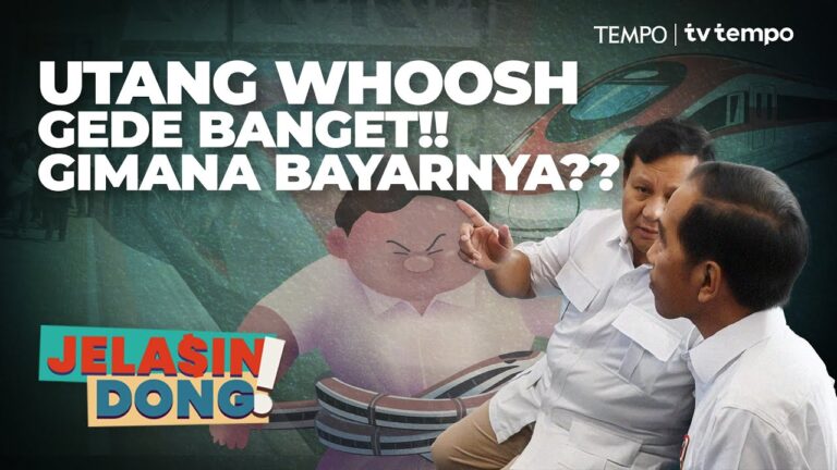 Youtube Thumnail image of : Jalan Buntu Utang Whoosh | Jelasin Dong!