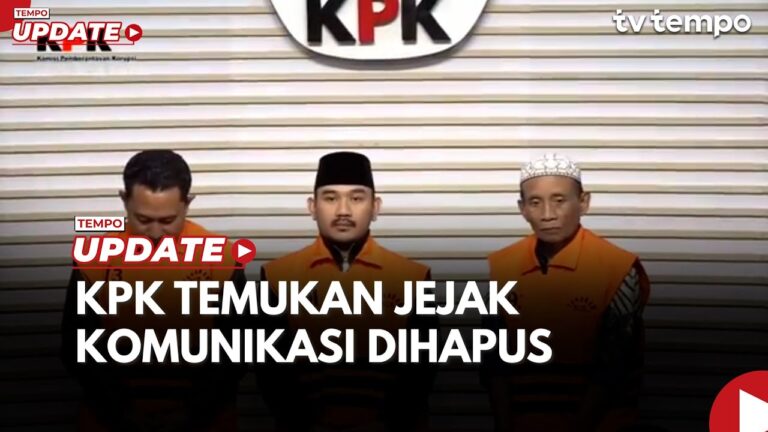 Youtube Thumnail image of : Kasus Ade Kuswara, KPK Temukan Jejak Komunikasi Dihapus di Ponsel Kadis