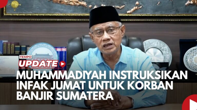 Youtube Thumnail image of : Muhammadiyah Instruksikan Infak Jumat untuk Korban Banjir Sumatera
