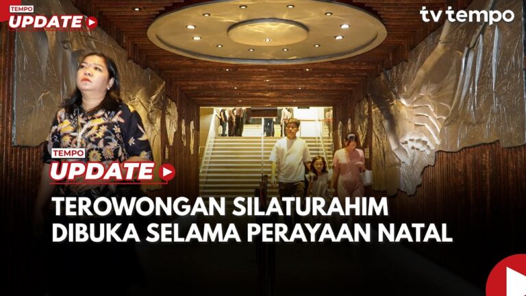 Youtube Thumnail image of : Terowongan Silaturahim Dibuka Selama Perayaan Natal 2025