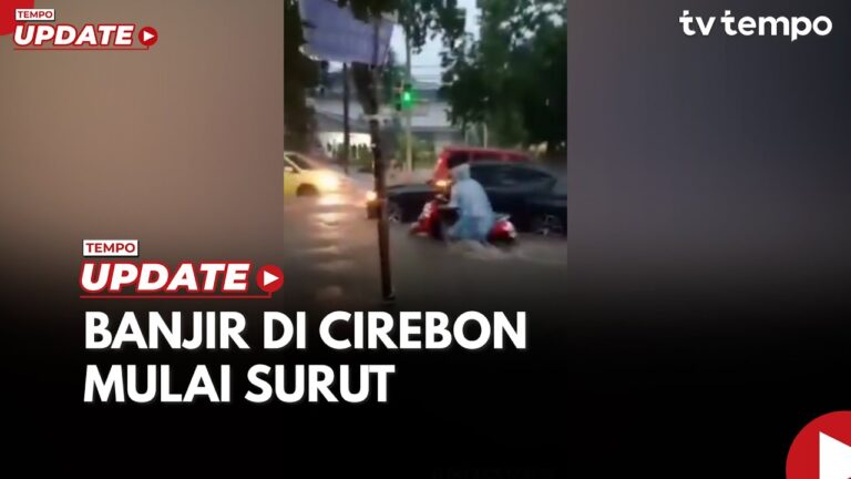 Youtube Thumnail image of : Banjir Kota Cirebon Surut, Petugas Masih Disiagakan