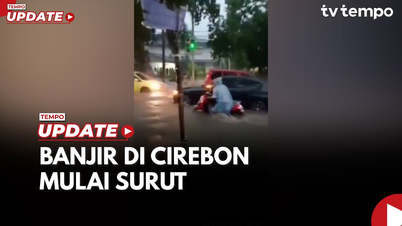 Youtube Thumnail image of : Banjir Kota Cirebon Surut, Petugas Masih Disiagakan