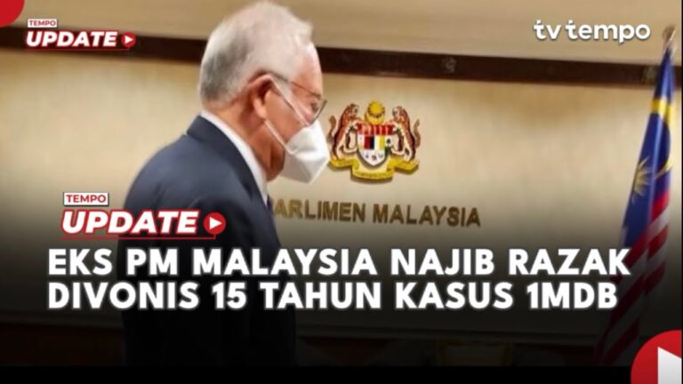Youtube Thumnail image of : Eks PM Malaysia Najib Razak Divonis 15 Tahun Kasus 1MDB