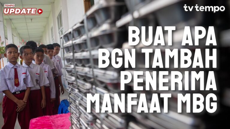 Youtube Thumnail image of : Buat Apa BGN Tambah Penerima Manfaat MBG