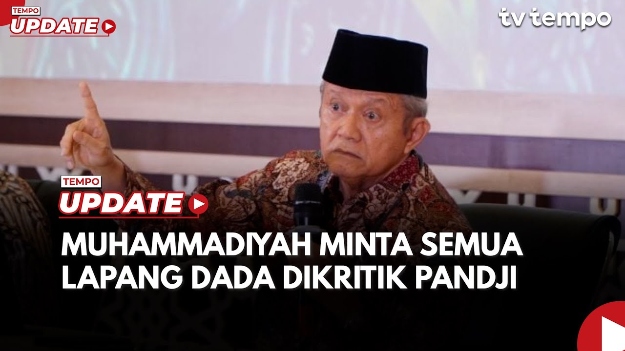 Youtube Thumnail image of : Muhammadiyah Minta Semua Lapang Dada Dikritik Pandji