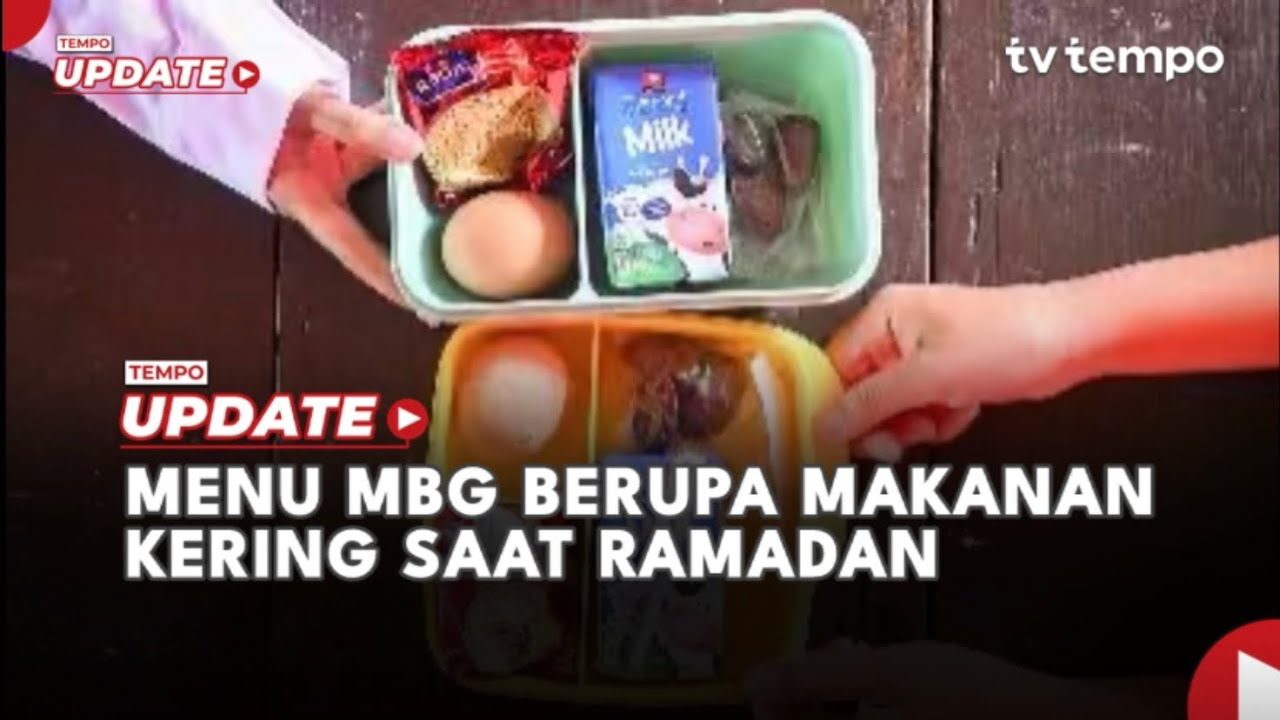 Youtube Thumnail image of : Menu MBG Berupa Makanan Kering saat Ramadan