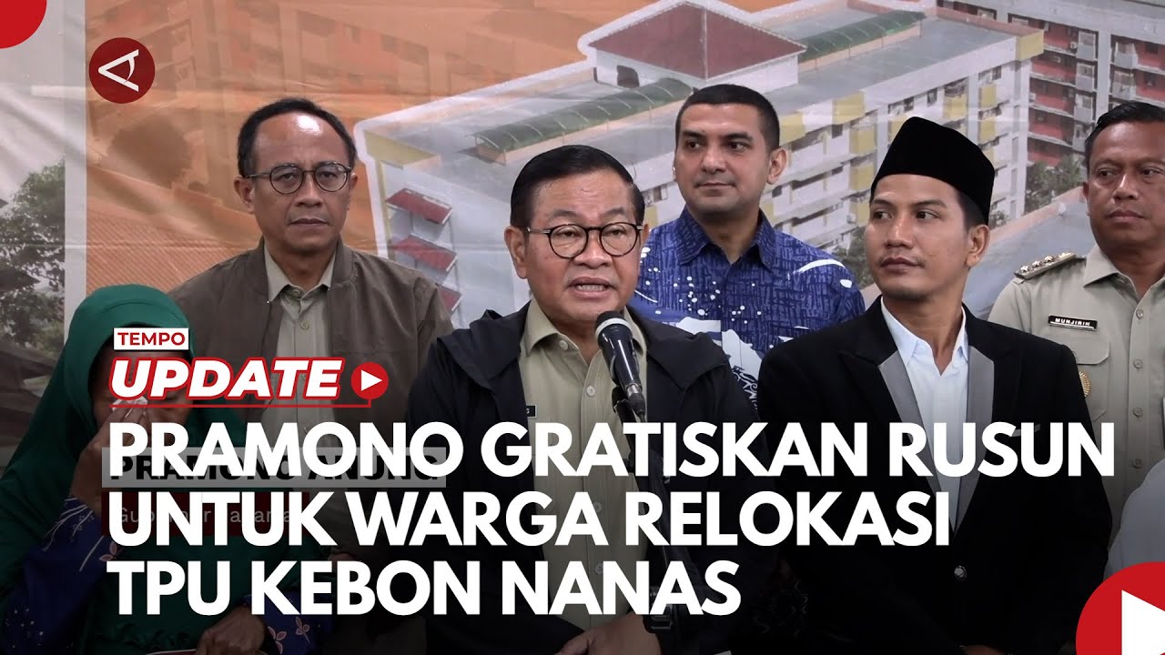 Youtube Thumnail image of : Pramono Gratiskan Rusun Untuk Warga Relokasi TPU Kebon Nanas
