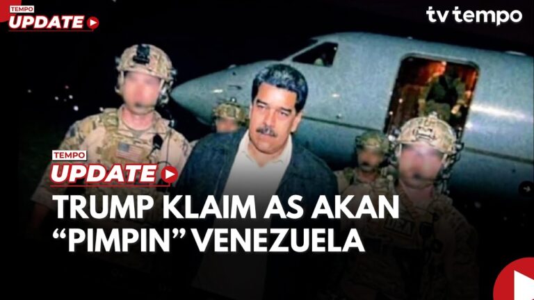 Youtube Thumnail image of : Trump Klaim AS akan "Pimpin" Venezuela hingga Transisi yang Aman