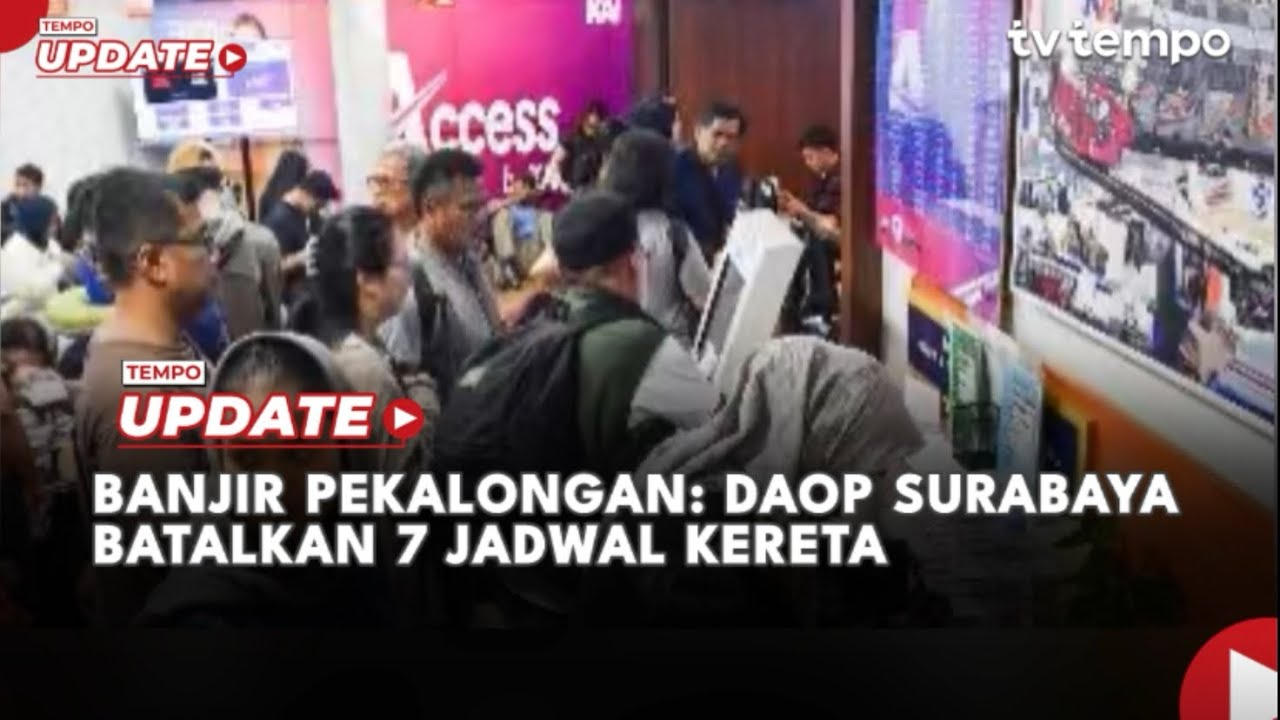Youtube Thumnail image of : PT KAI Minta Maaf Atas Banyaknya Pembatalan Perjalanan KA