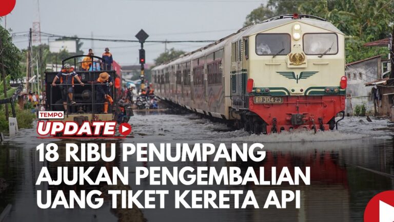 Youtube Thumnail image of : 18 Ribu Penumpang Ajukan Pengembalian Uang Tiket Kereta Api