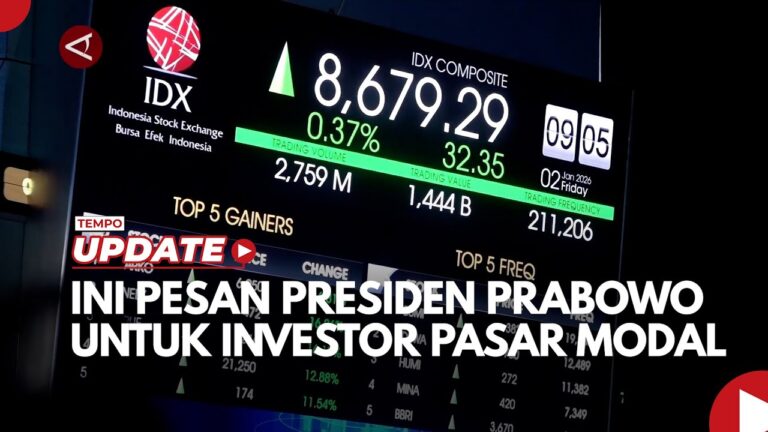 Youtube Thumnail image of : Ini Pesan Presiden Prabowo Untuk Investor Pasar Modal