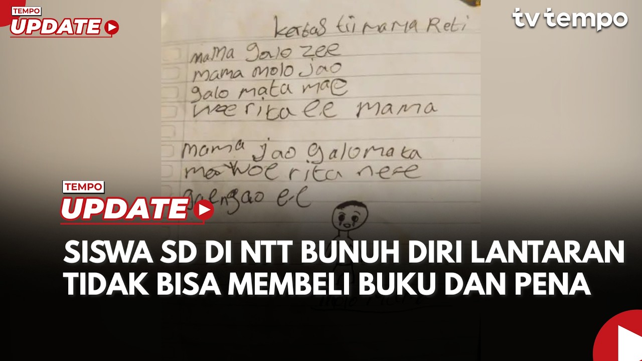 Youtube Thumnail image of : Respons Istana soal Kasus Siswa SD di NTT Bunuh Diri