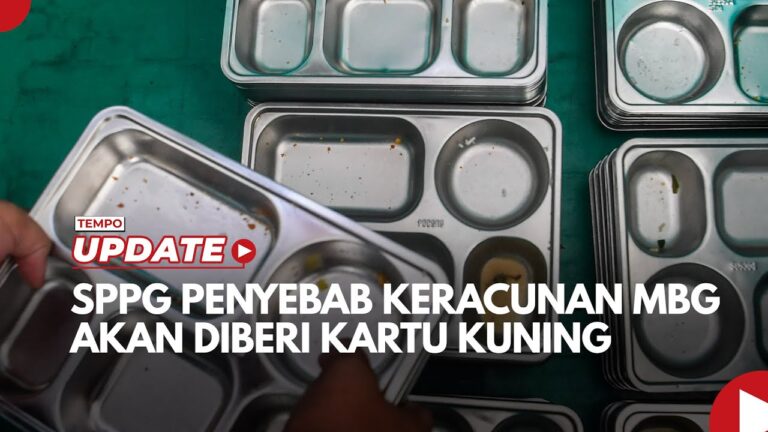 Youtube Thumnail image of : SPPG Penyebab Keracunan MBG akan Diberi Kartu Kuning