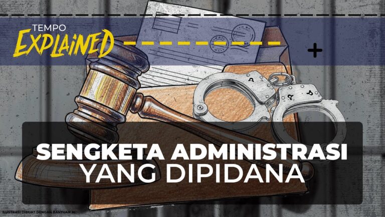 Youtube Thumnail image of : Ketika Sengketa Administrasi Masuk Ranah Pidana | Explained