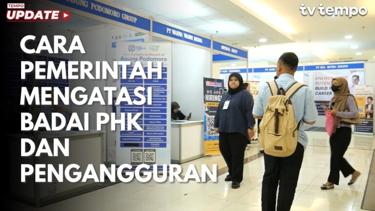 Youtube Thumnail image of : Cara Pemerintah Mengatasi Badai PHK dan Pengangguran