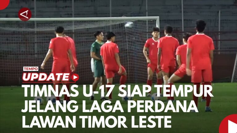 Youtube Thumnail image of : Timnas U-17 Siap Tempur Jelang Laga Perdana Lawan Timor Leste